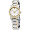 Shop Authentic Burberry The City Silver Dial Two Tone Steel Strap Watch for Women - BU9217 - Luxxuri
