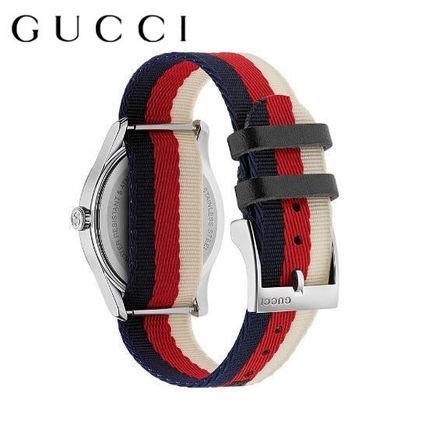 Shop Authentic Gucci G Timeless Quartz White Red Blue Dial Multicolored NATO Strap Watch For Men - YA1264059 - Luxxuri