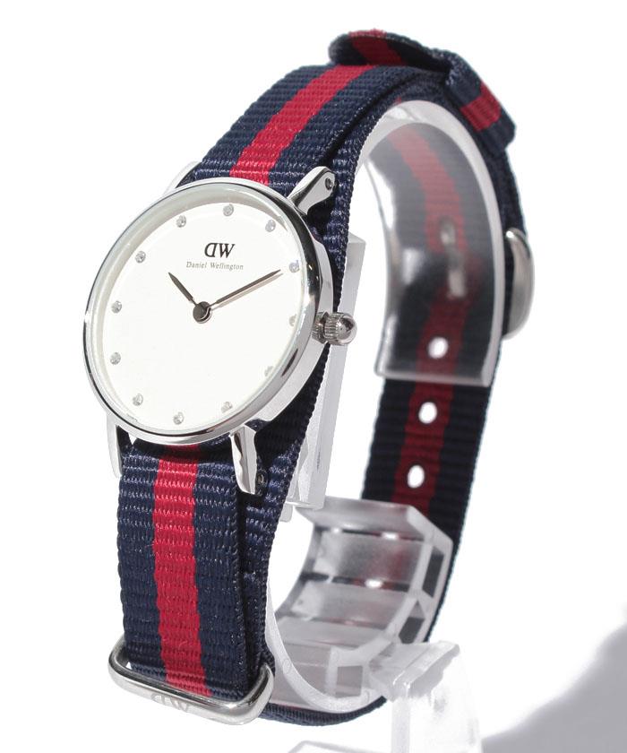 Shop Authentic Daniel Wellington Classy Oxford White Dial Two Tone Nylon Strap Watch For Women - DW00100072 - Luxxuri