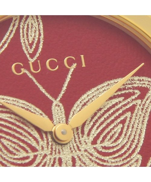 Shop Authentic Gucci G Timeless Quartz Red Dial Red Leather Strap Watch For Women - YA1264054 - Luxxuri