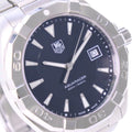 Shop Authentic Tag Heuer Aquaracer Quartz Black Dial Silver Steel Strap Watch for Men - WAY1110.BA0928 - Luxxuri