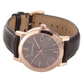 Shop Authentic Burberry The City Brown Dial Brown Leather Strap Watch for Men - BU9013 - Luxxuri