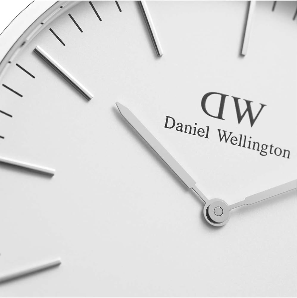 Shop Authentic Daniel Wellington Classic Cornwall White Dial Black Nylon Strap Watch For Men - DW00100258 - Luxxuri