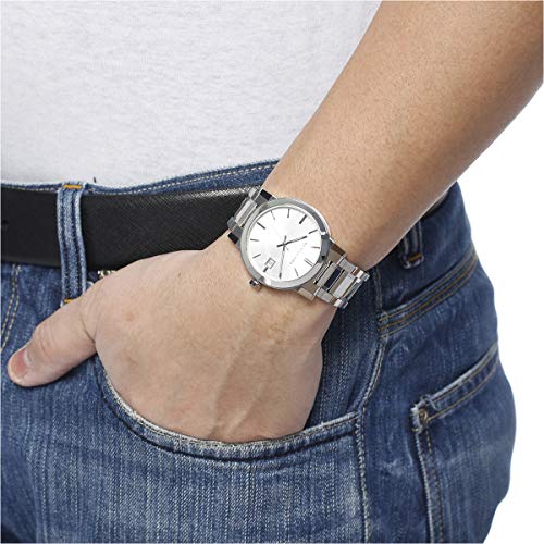 Shop Authentic Burberry The City Silver Dial Silver Steel Strap Watch for Women - BU9000 - Luxxuri