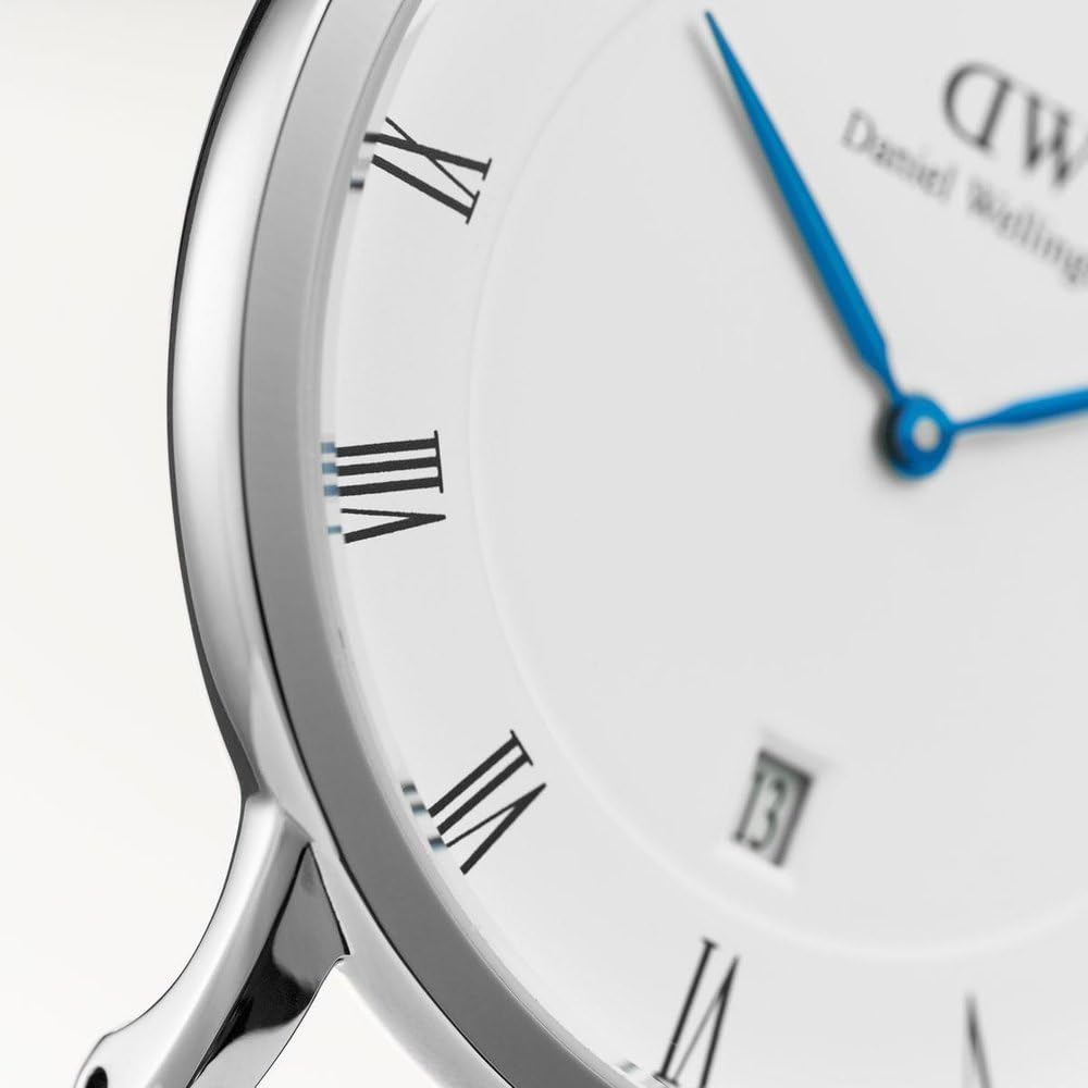 Shop Authentic Daniel Wellington Dapper Cornwall White Dial Blue Nylon Strap Watch For Men - DW00100262 - Luxxuri