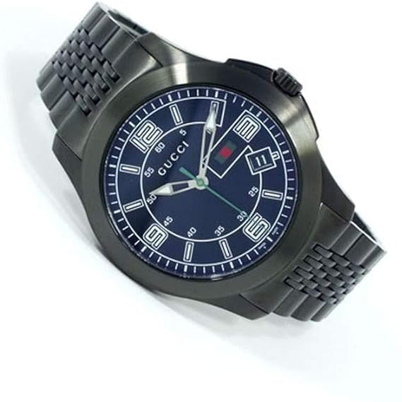 Shop Authentic Gucci G Timeless Black Dial Black Steel Strap Watch For Men - YA126202 - Luxxuri