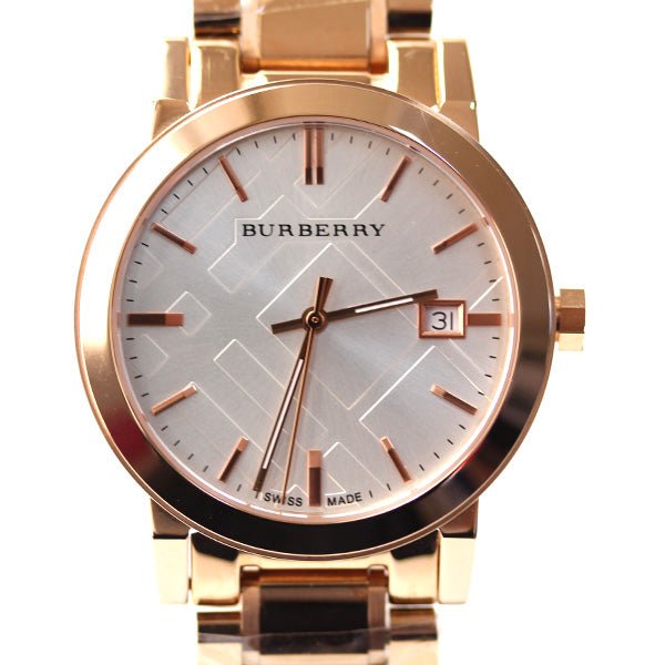 Shop Authentic Burberry The City White Dial Rose Gold Steel Strap Watch for Women - BU9004 - Luxxuri