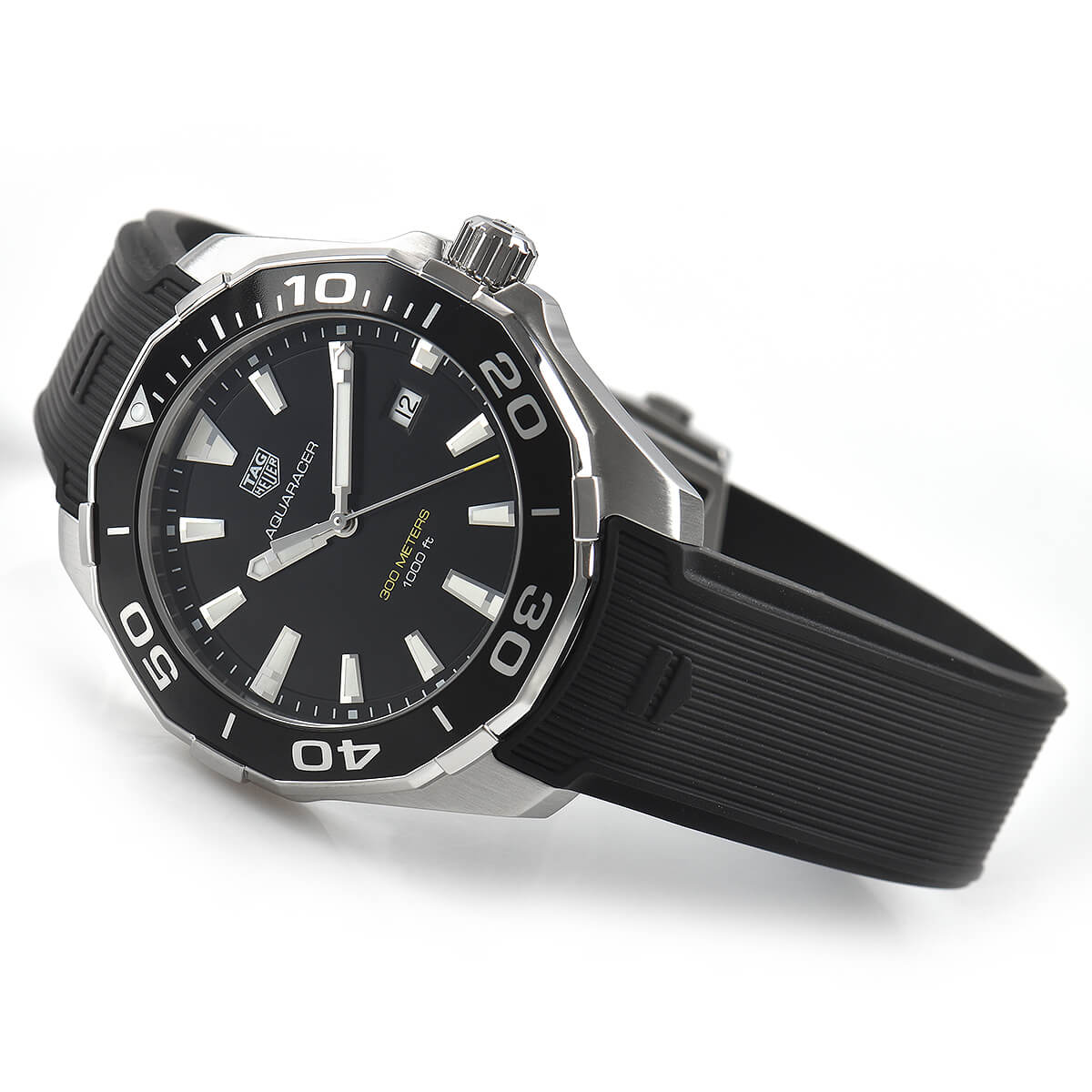 Tag Heuer Aquaracer Black Dial Watch for Men - WAY101A.FT6141