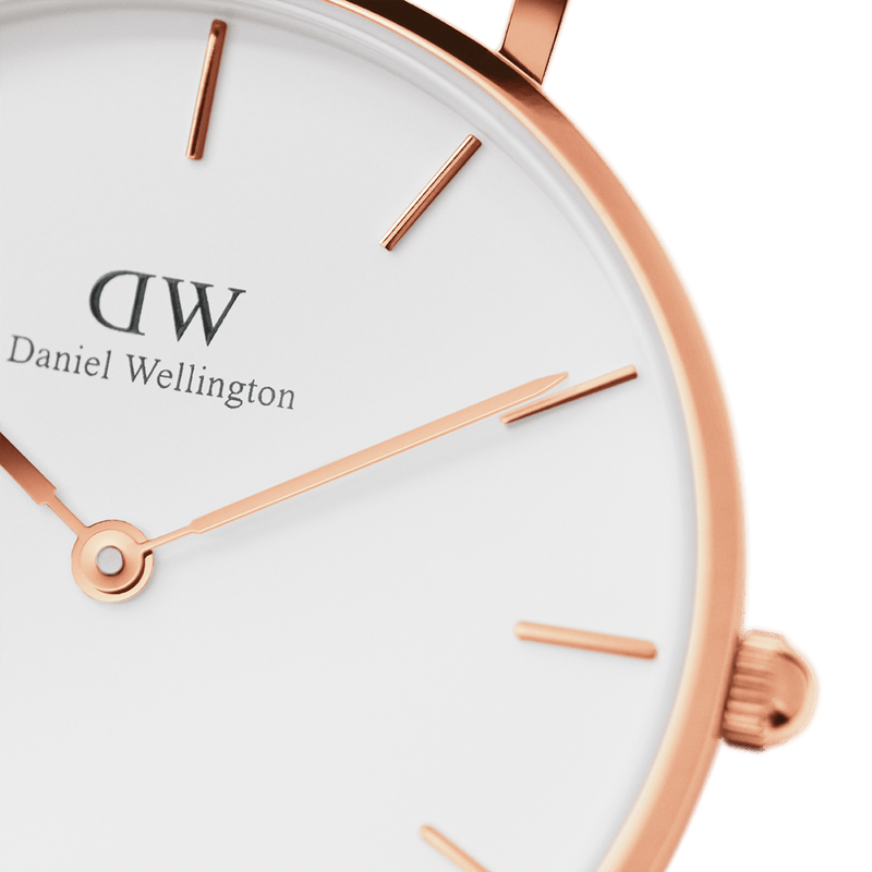 Shop Authentic Daniel Wellington Roselyn 3A Petite White Dial Red NATO Strap Watch For Women - DW00100293 - Luxxuri