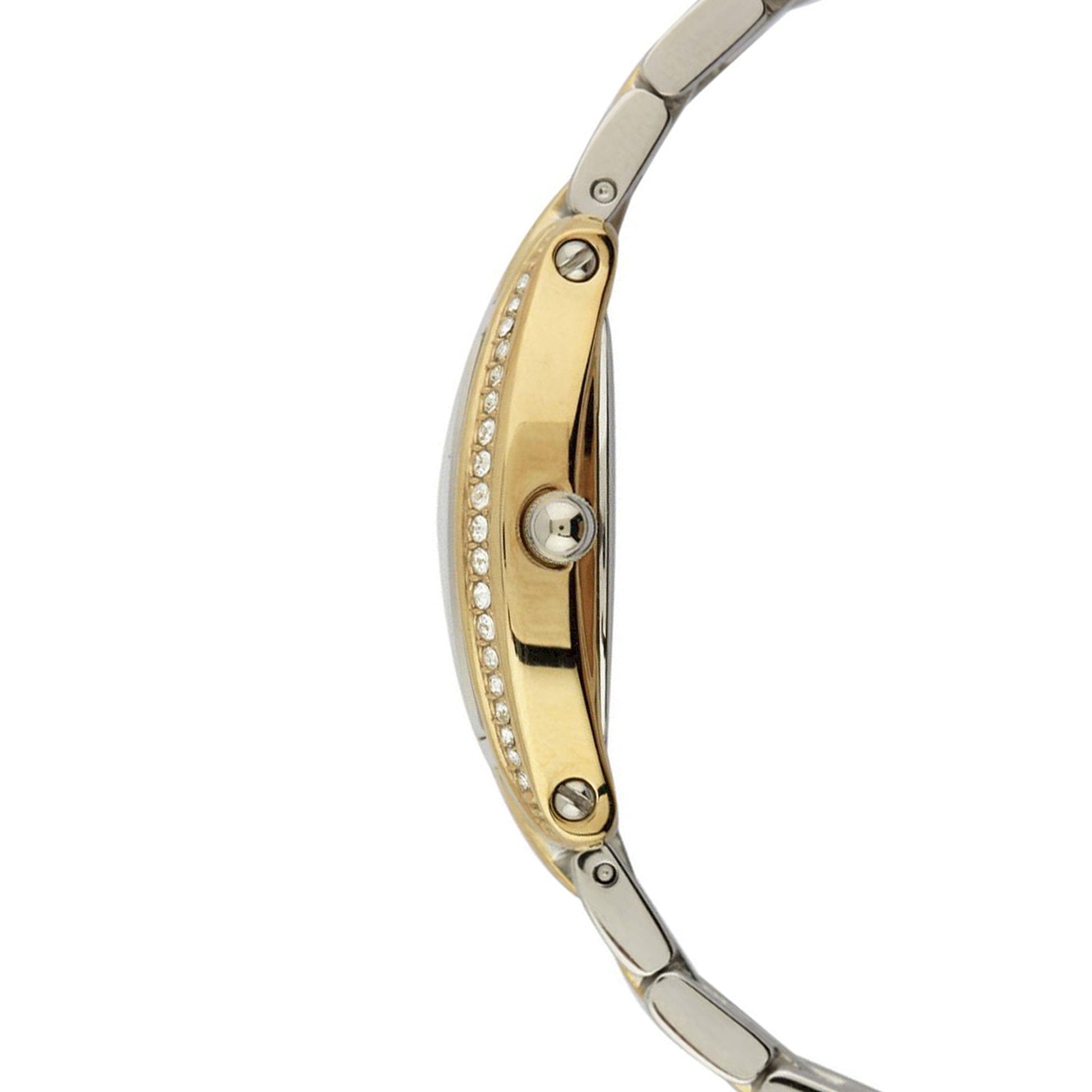 Shop Authentic Fossil Molly Silver Dial Two Tone Steel Strap Watch for Women - ES3287 - Luxxuri