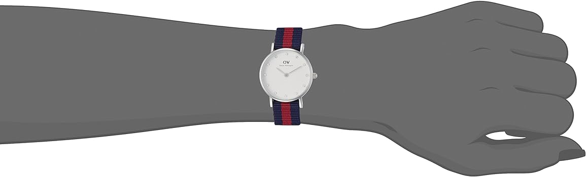 Shop Authentic Daniel Wellington Classy Oxford White Dial Two Tone Nylon Strap Watch For Women - DW00100072 - Luxxuri