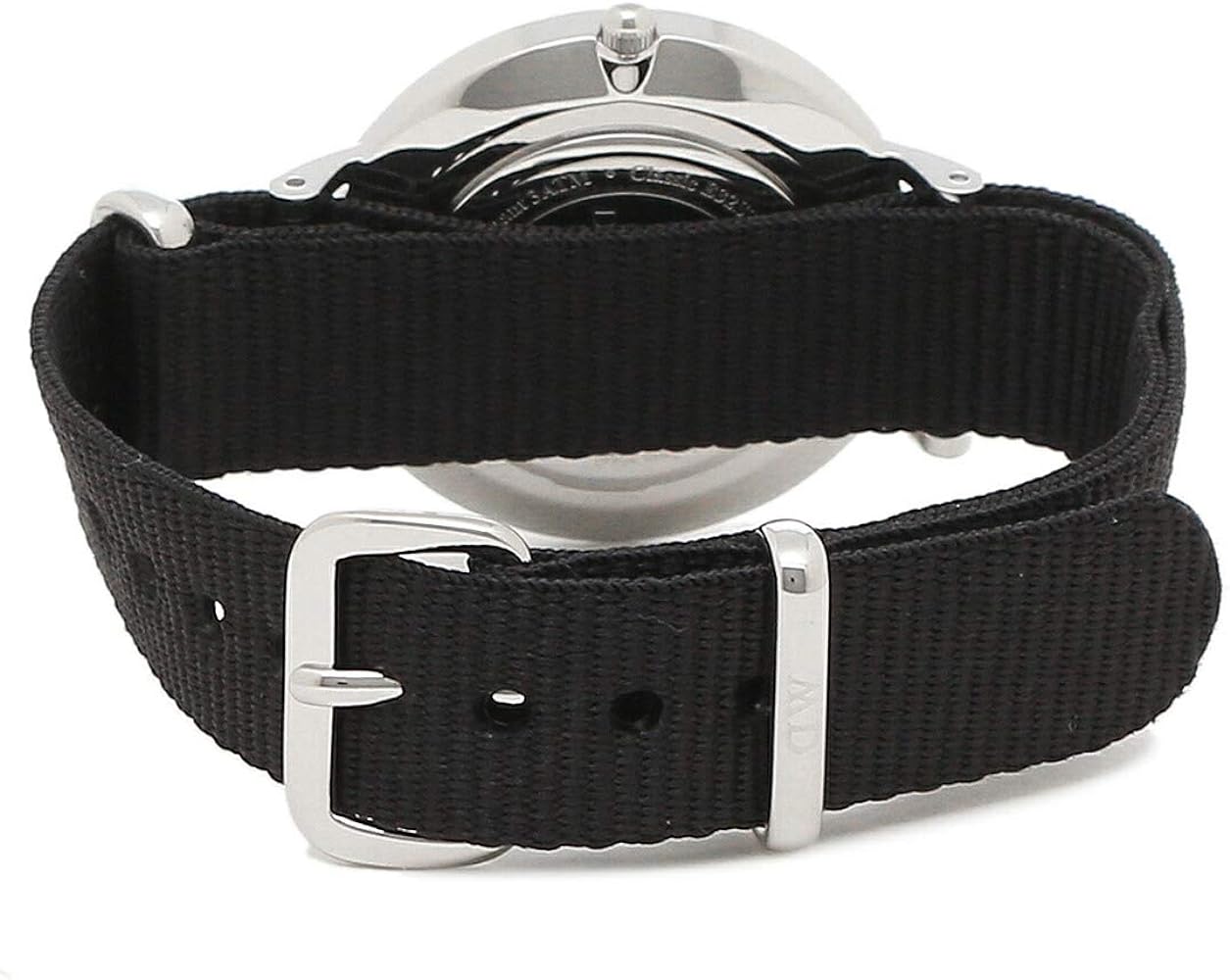 Shop Authentic Daniel Wellington Classic Petite Cornwall White Dial Black NATO Strap Watch For Women - DW00100254 - Luxxuri