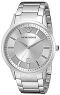 Shop Authentic Emporio Armani Classic Quartz Silver Dial Silver Steel Strap Watch For Men - AR2478 - Luxxuri