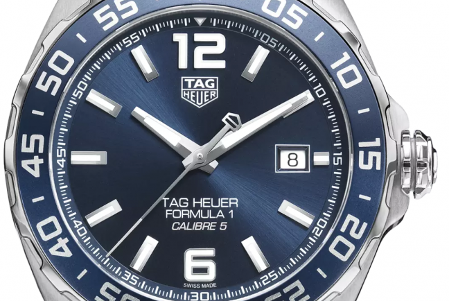 Shop Authentic Tag Heuer Formula 1 Bucherer Blue Edition Blue Dial Blue Calfskin Strap Watch for Men - WAZ2015.FT8023 - Luxxuri