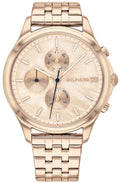 Shop Authentic Tommy Hilfiger Whitney Chronograph Quartz Rose Gold Dial Rose Gold Steel Strap Watch For Women - 1782120 - Luxxuri