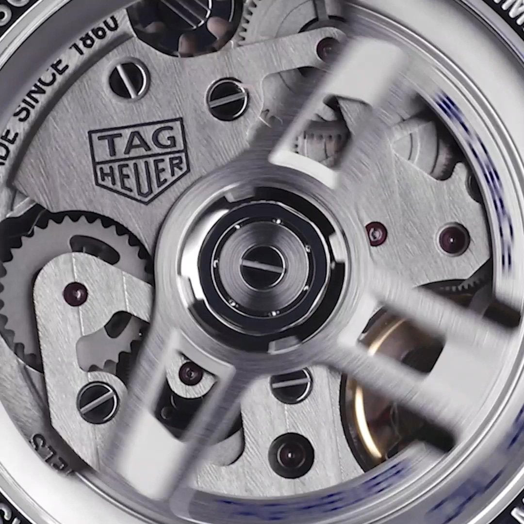 Tag Heuer Carrera Porsche RS 2.7 Automatic Chronograph White Dial White Nylon Strap Watch for Men - CBN2016.EB0275