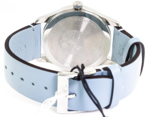 Shop Authentic Gucci G Timeless Quartz Mother of Pearl Dial Blue Leather Strap Watch For Women - YA1264124 - Luxxuri