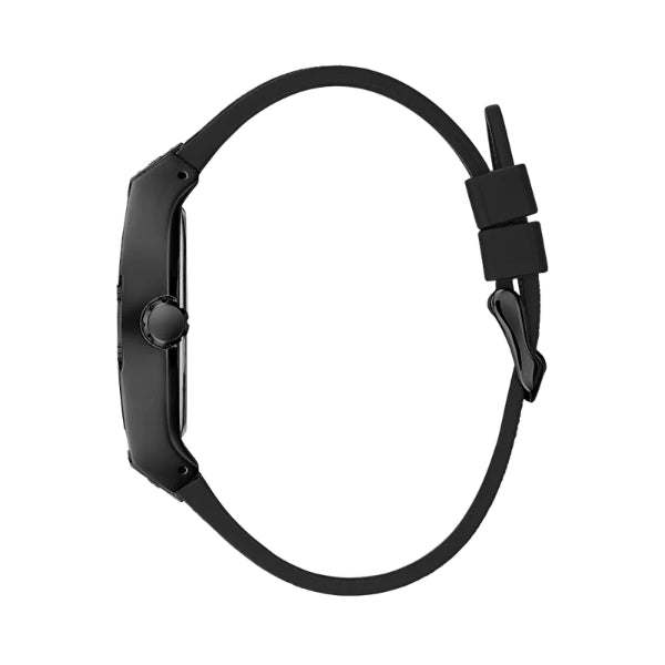 Shop Authentic Guess Phoenix Multifunction Silver Dial Black Silicone Strap Watch For Men - GW0048G1 - Luxxuri