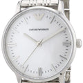 Shop Authentic Emporio Armani Classic Quartz Mother of Pearl Dial Silver Steel Strap Watch For Women - AR1602 - Luxxuri