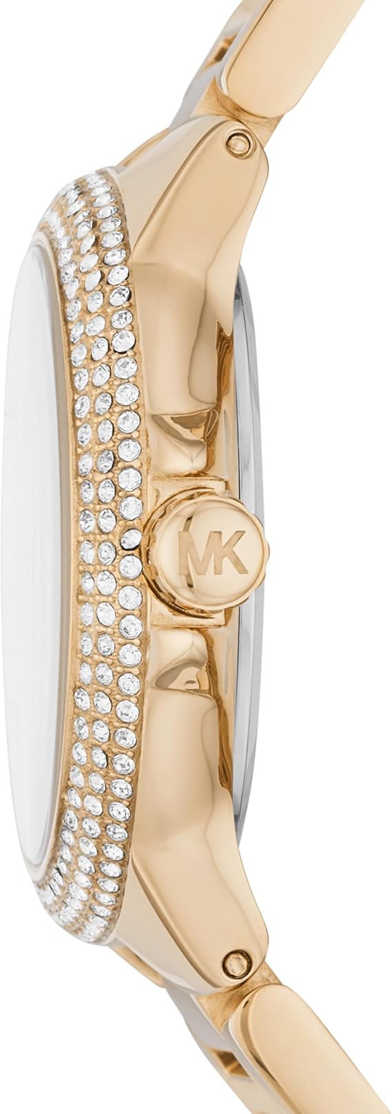 Shop Authentic Michael Kors Mini Camille Chronograph White Dial Rose Gold Steel Strap Watch For Women - MK6844 - Luxxuri