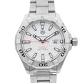 Shop Authentic Tag Heuer Aquaracer Calibre 5 Automatic White Dial Silver Steel Strap Watch for Men - WAY2013.BA0927 - Luxxuri