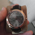 Shop Authentic Burberry The City Brown Dial Brown Leather Strap Watch for Men - BU9013 - Luxxuri