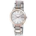 Shop Authentic Burberry The City White Dial Two Tone Steel Strap Watch for Women - BU9006 - Luxxuri