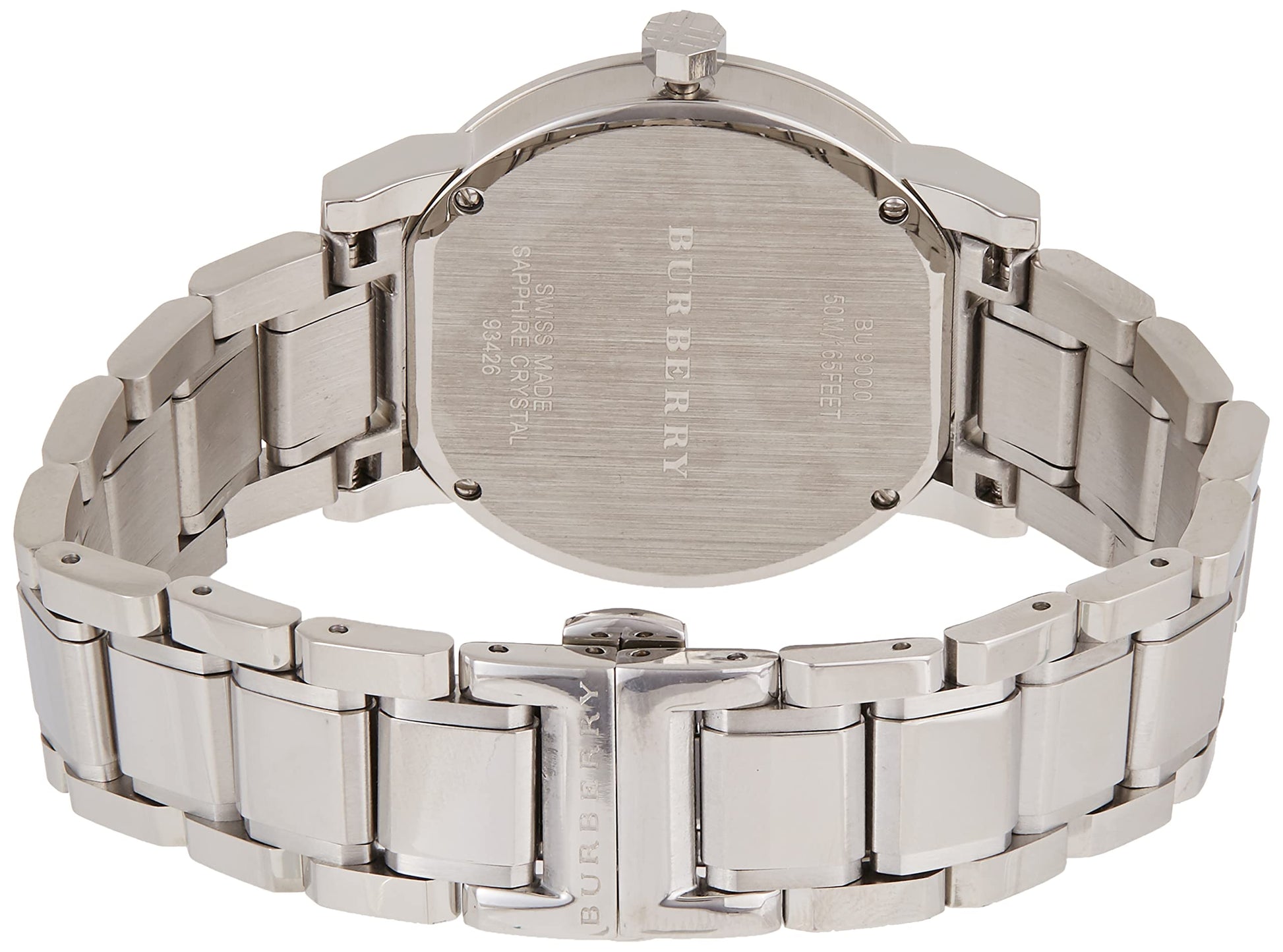 Shop Authentic Burberry The City Diamonds Silver Dial Silver Steel Strap Watch for Women - BU9229 - Luxxuri