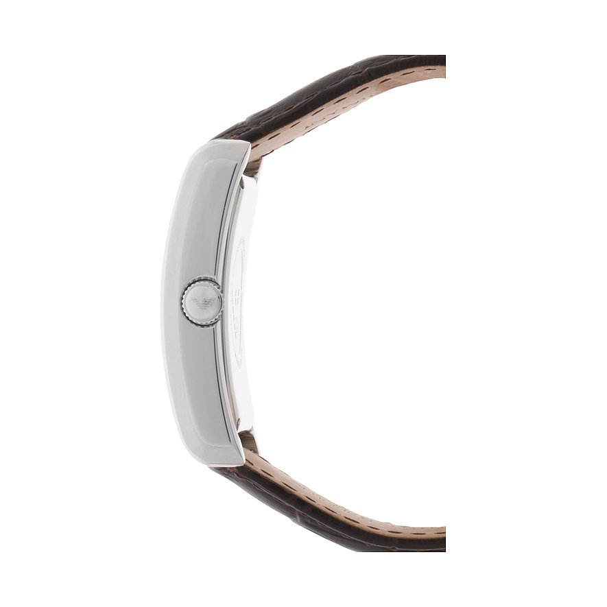 Shop Authentic Emporio Armani Classic Brown Dial Brown Leather Strap Watch For Men - AR1605 - Luxxuri