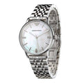 Shop Authentic Emporio Armani Classic Quartz Mother of Pearl Dial Silver Steel Strap Watch For Women - AR1602 - Luxxuri
