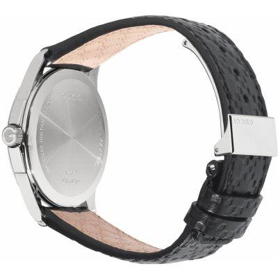 Shop Authentic Gucci G Timeless Quartz Black Dial Black Leather Strap Watch for Men - YA126413 - Luxxuri