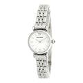 Shop Authentic Emporio Armani Gianni White Dial Silver Steel Strap Watch For Women - AR1763 - Luxxuri