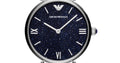Shop Authentic Emporio Armani Gianni T Bar Dark Blue Dial Silver Stainless Steel Watch For Women - AR11091 - Luxxuri