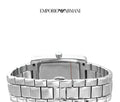 Shop Authentic Emporio Armani Classic White Dial Silver Steel Strap Watch For Men - AR0145 - Luxxuri