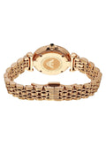 Shop Authentic Emporio Armani Gianni T-Bar Black Dial Rose Gold Strap Watch For Women - AR11145 - Luxxuri