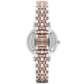 Shop Authentic Emporio Armani Gianni T-Bar Mother of Pearl Dial Two Tone Steel Strap Watch For Women - AR1987 - Luxxuri