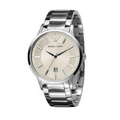 Shop Authentic Emporio Armani Classic Quartz White Dial Silver Steel Strap Watch For Men - AR2430 - Luxxuri