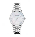 Shop Authentic Emporio Armani Classic Quartz Mother of Pearl Dial Silver Steel Strap Watch For Women - AR1602 - Luxxuri