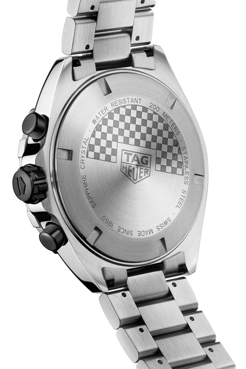 Shop Authentic Tag Heuer Formula 1 Chronograph Ceramic Black Dial Silver Steel Strap Watch for Men - CAZ101AH.BA0842 - Luxxuri