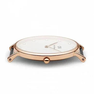 Shop Authentic Daniel Wellington Classy Glasgow White Dial Two Tone Nylon Strap Watch For Women - DW00100078 - Luxxuri
