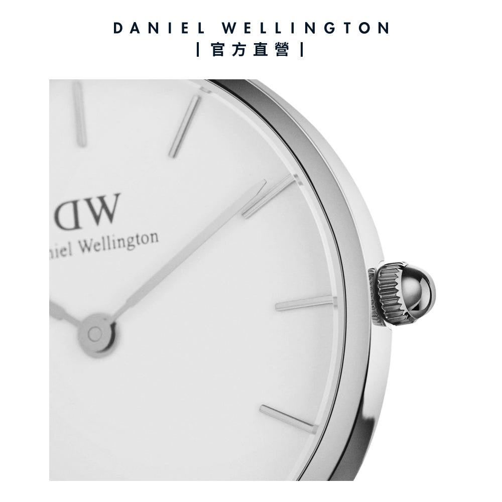 Shop Authentic Daniel Wellington Classic Petite Reading White Dial Black Leather Strap Watch For Women - DW00100185 - Luxxuri