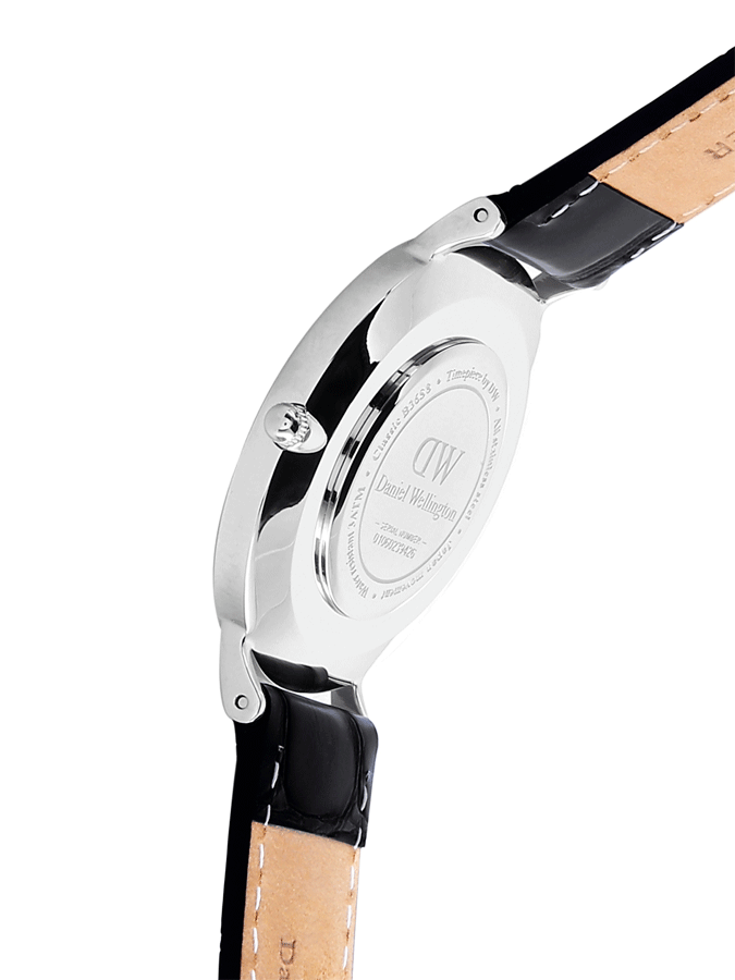 Shop Authentic Daniel Wellington Classic Petite Reading White Dial Black Leather Strap Watch For Women - DW00100241 - Luxxuri