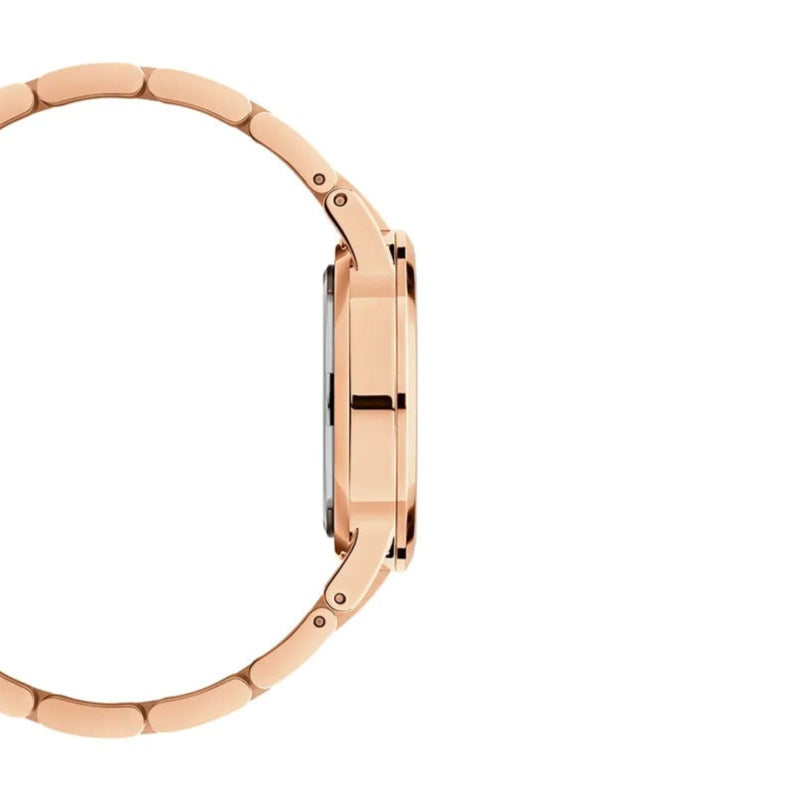 Shop Authentic Daniel Wellington Iconic Link Emerald Green Dial Rose Gold Steel Strap Watch For Women - DW00100421 - Luxxuri