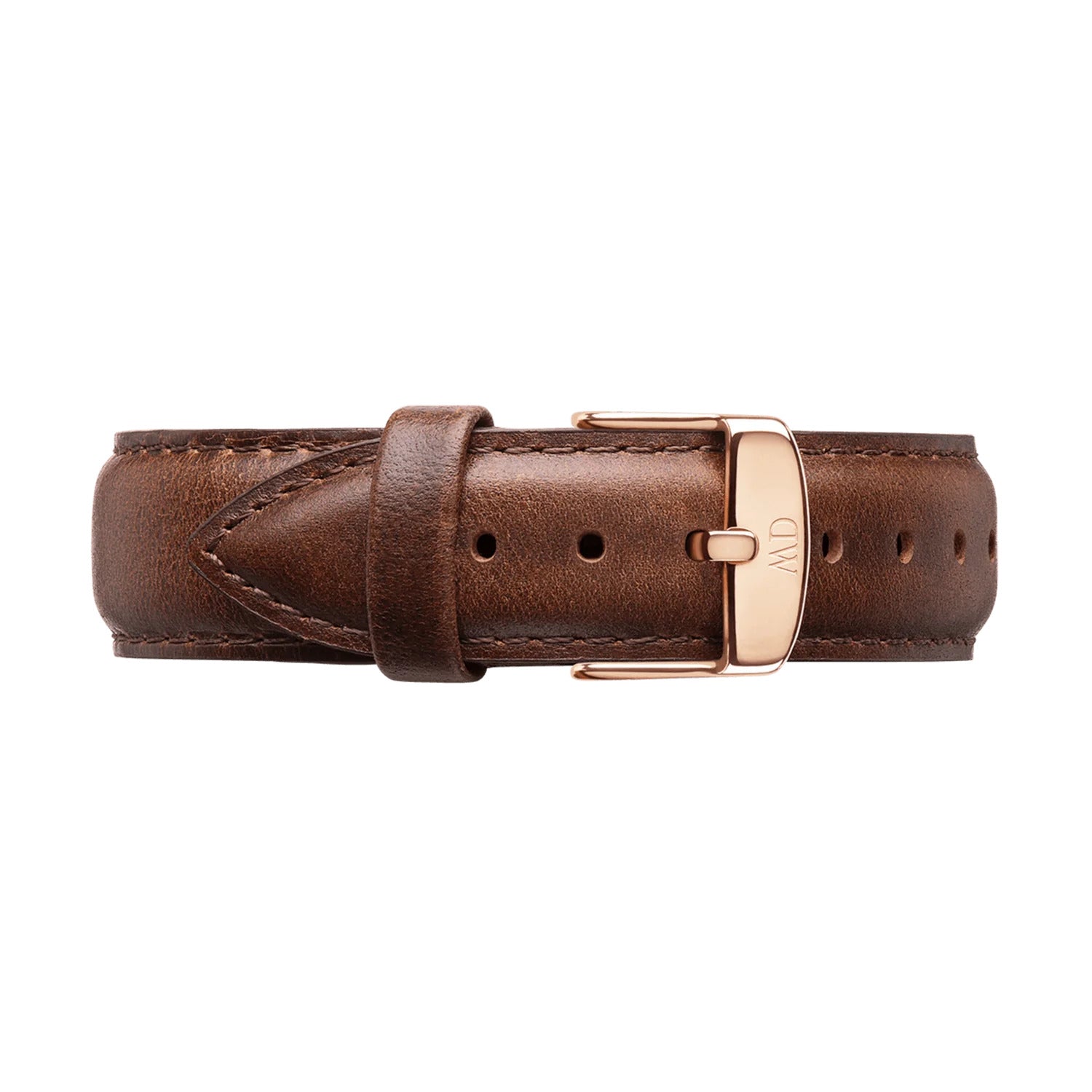Shop Authentic Daniel Wellington Classic Bristol White Dial Brown Leather Strap Watch For Women - DW00100039 - Luxxuri