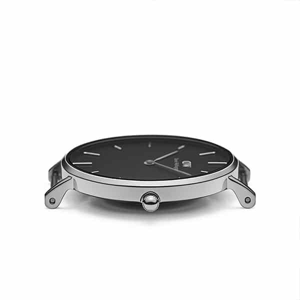 Shop Authentic Daniel Wellington Classic Petite Cornwall Black Dial Black NATO Strap Watch For Women - DW00100216 - Luxxuri