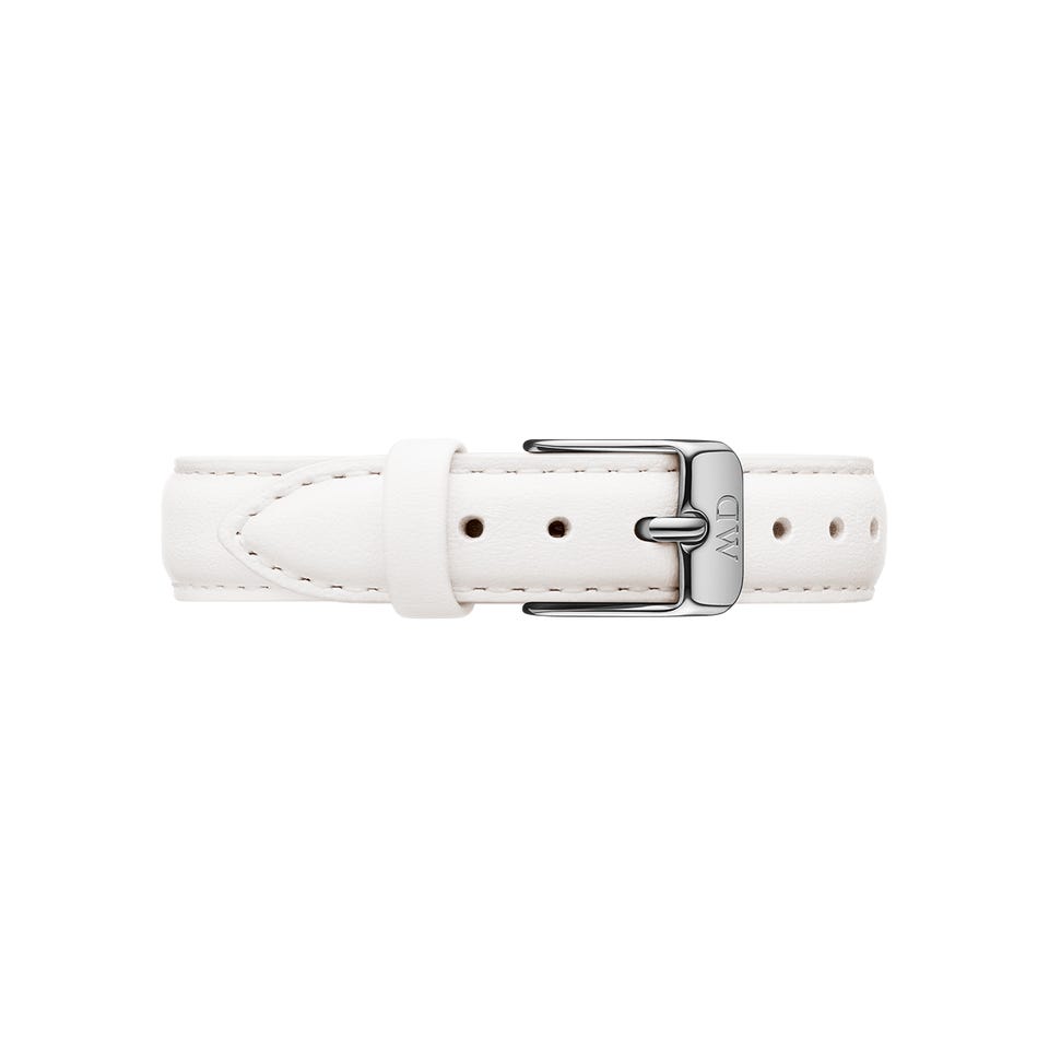 Shop Authentic Daniel Wellington Classic Petite Bondi Black Dial White Leather Strap Watch for Women - DW00100286 - Luxxuri