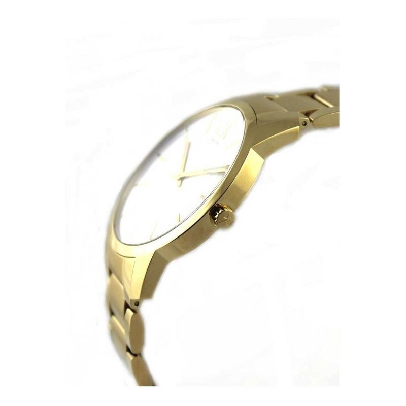Shop Authentic Calvin Klein City White Dial Gold Steel Strap Watch for Women - K2G23546 - Luxxuri