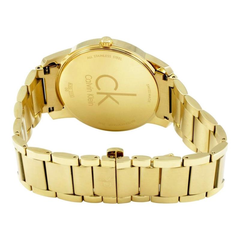 Shop Authentic Calvin Klein City White Dial Gold Steel Strap Watch for Women - K2G23546 - Luxxuri