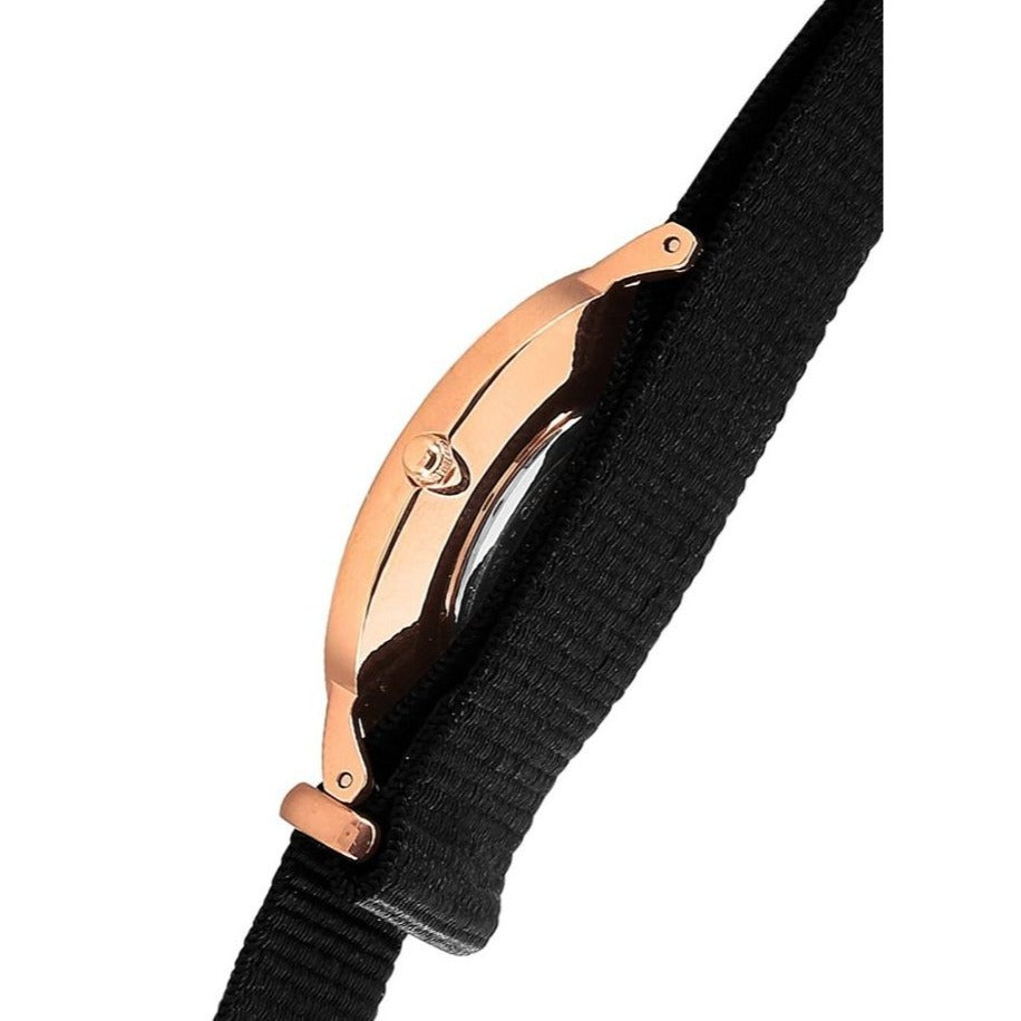 Shop Authentic Daniel Wellington Classic Cornwall White Dial Black Nylon Strap Watch For Men - DW00100257 - Luxxuri
