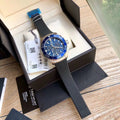 Shop Authentic Tag Heuer Aquaracer Chronograph Blue Dial Black Rubber Strap Watch for Men - CAY111B.FT6041 - Luxxuri